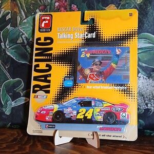 Jeff Gordon NASCAR Talking StarCard • Interactive Voice Chip Collectible
